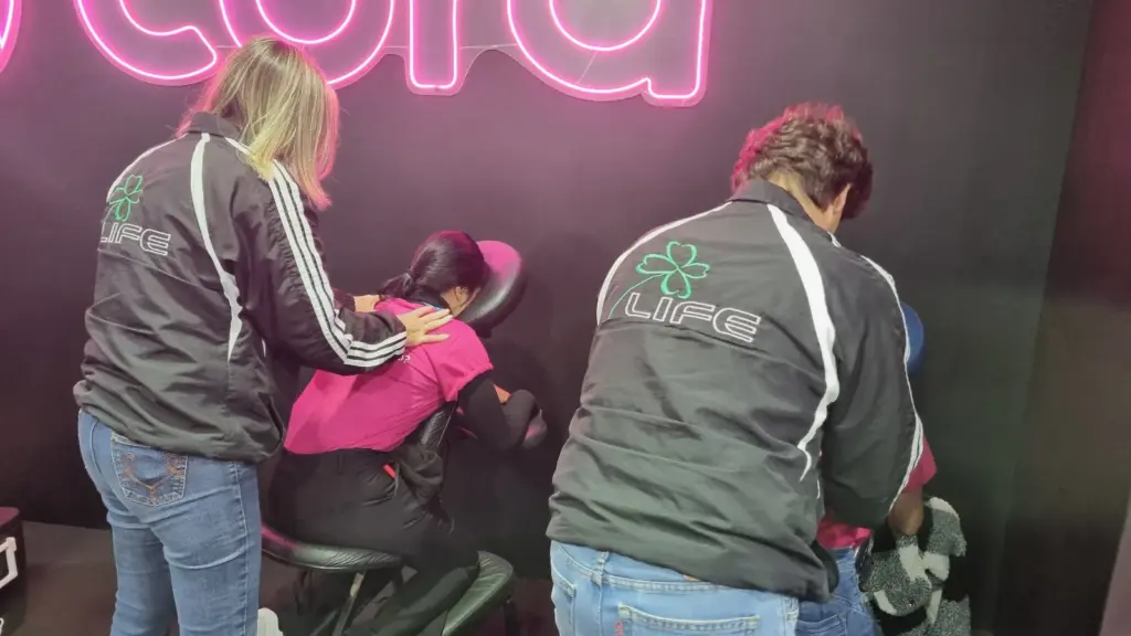 quick massage para eventos